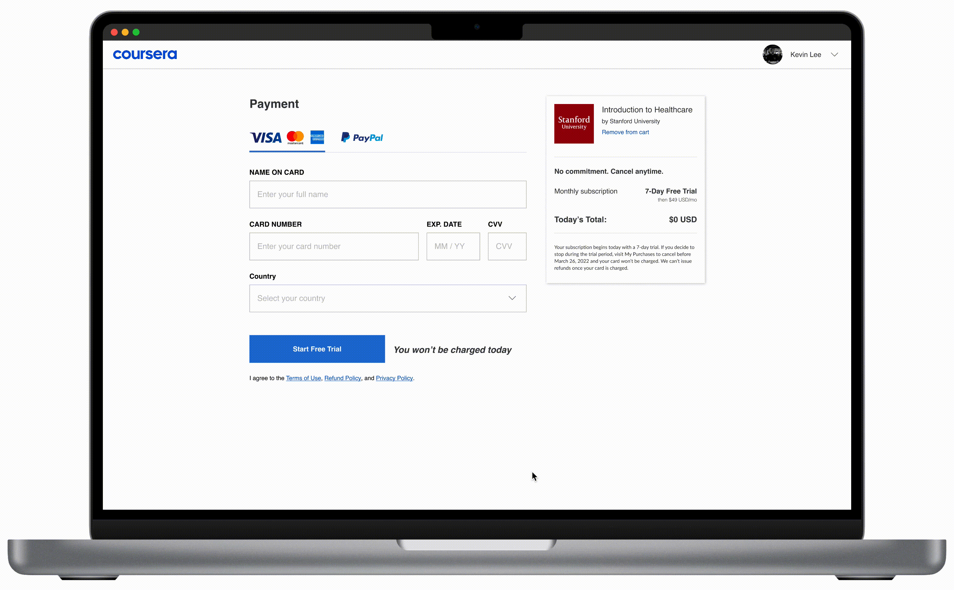 Design project with Coursera (case study)