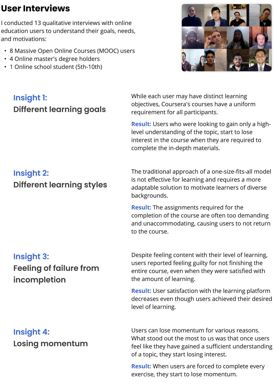 Design project with Coursera (case study)