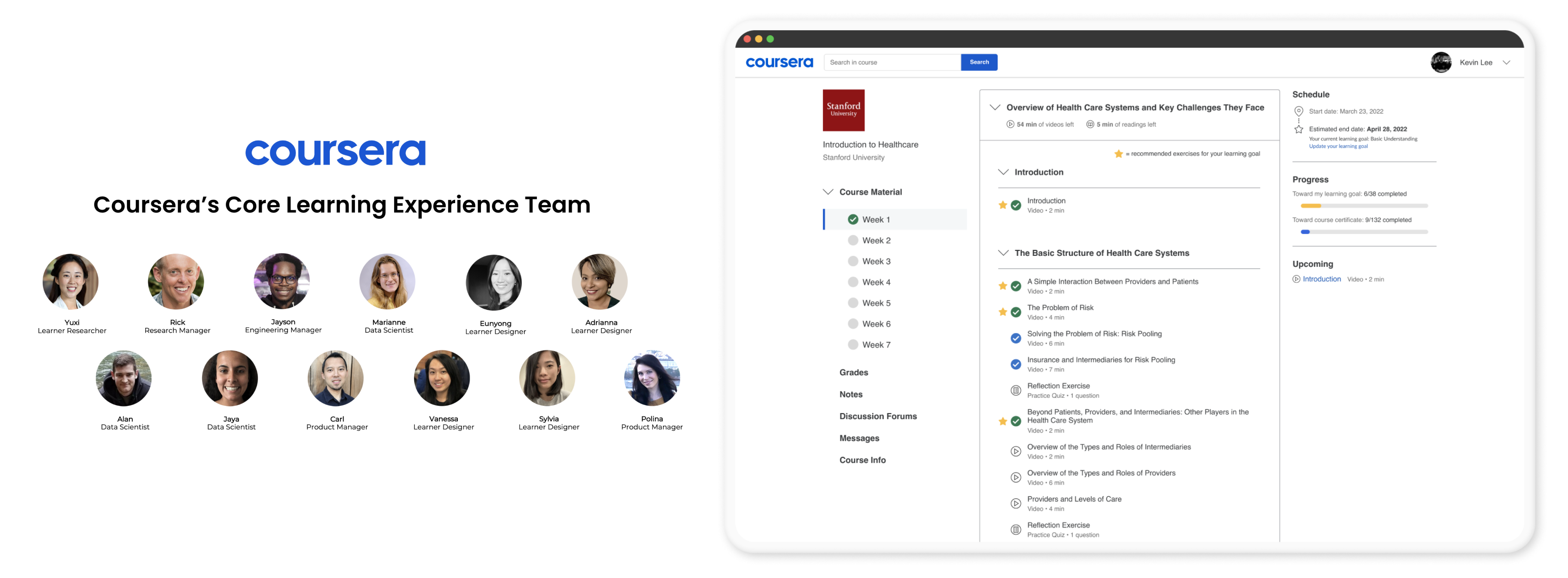 Design project with Coursera (case study)