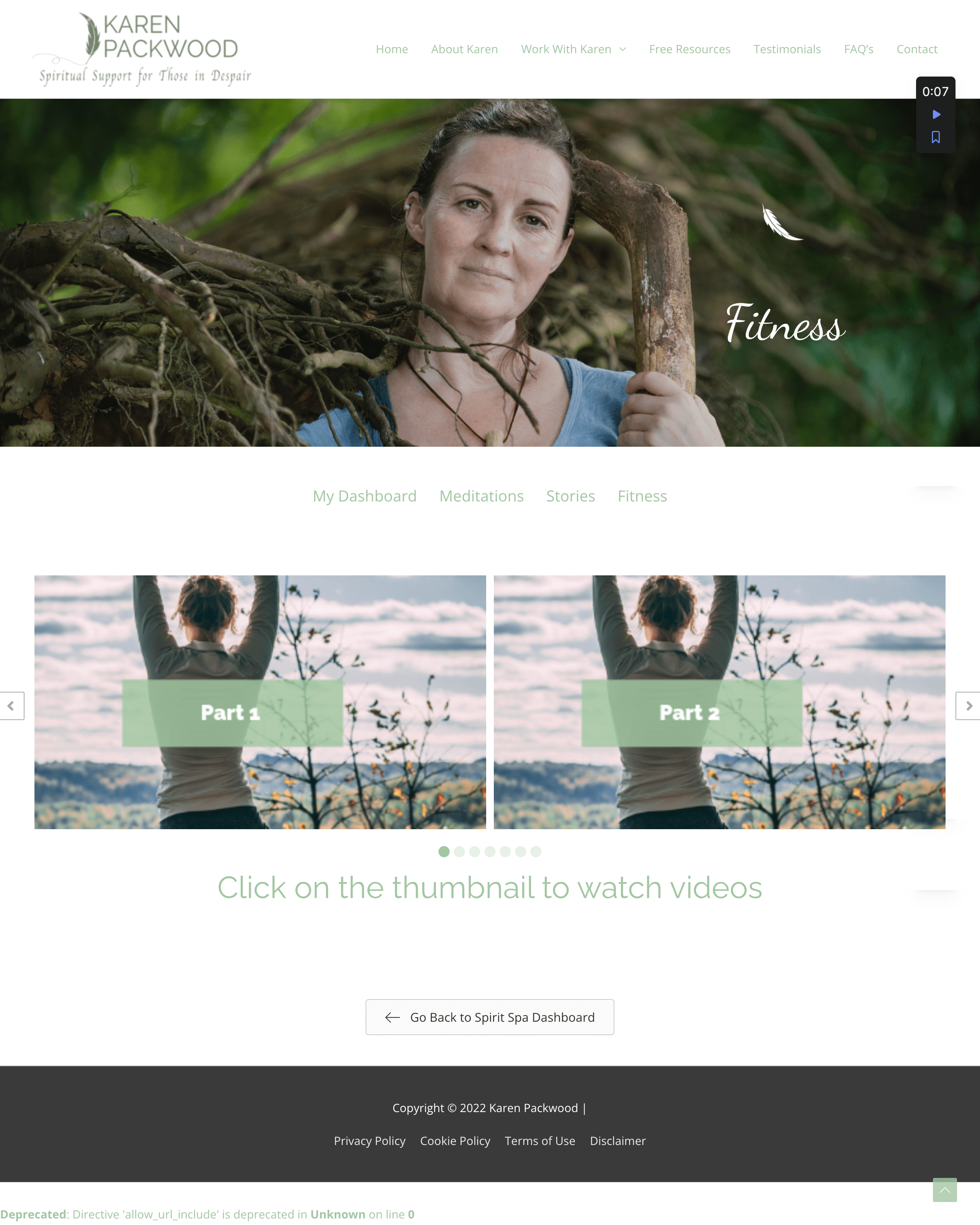 Screen design displayed in a mockup