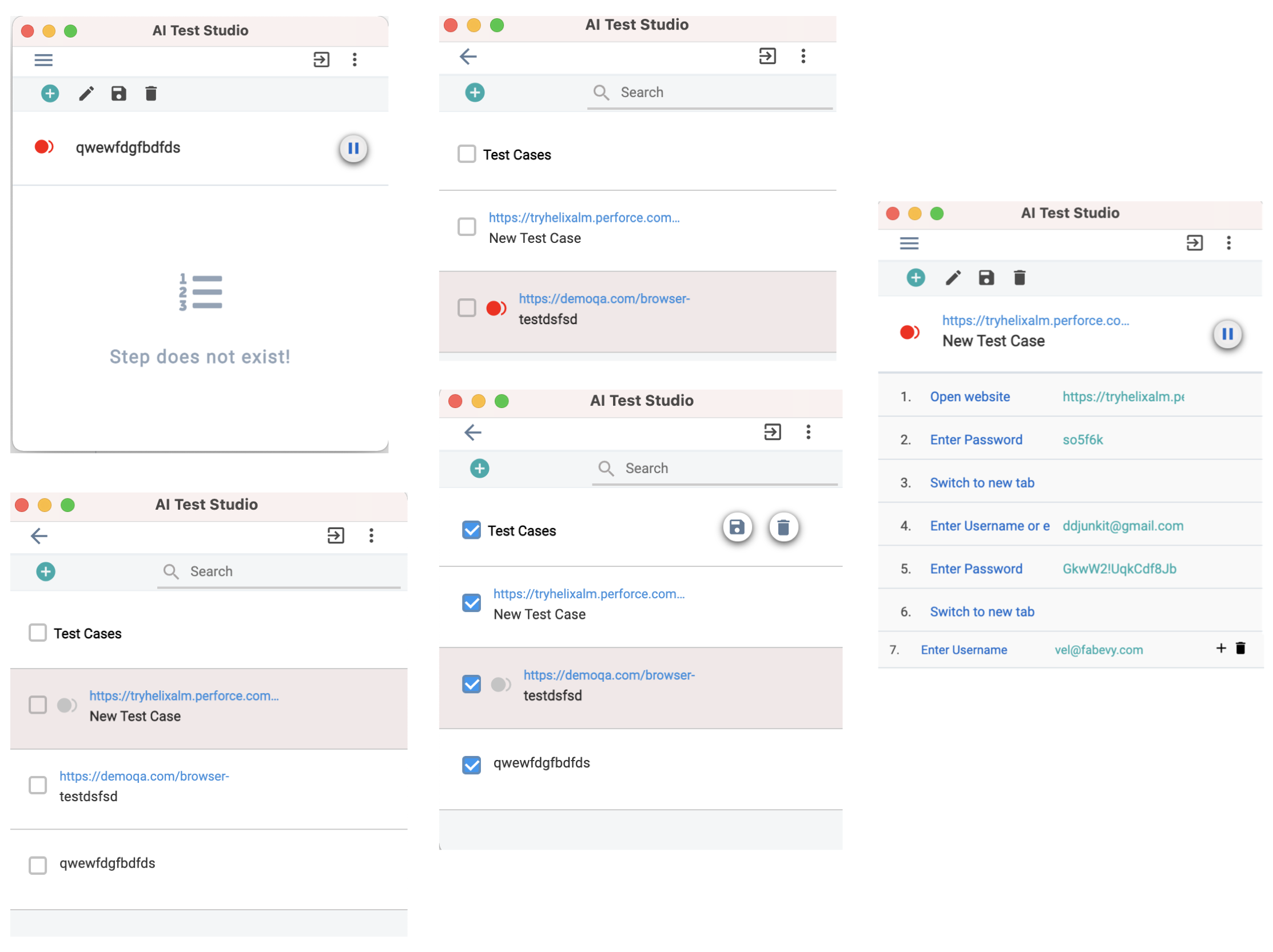 Redesign Test Case Recorder