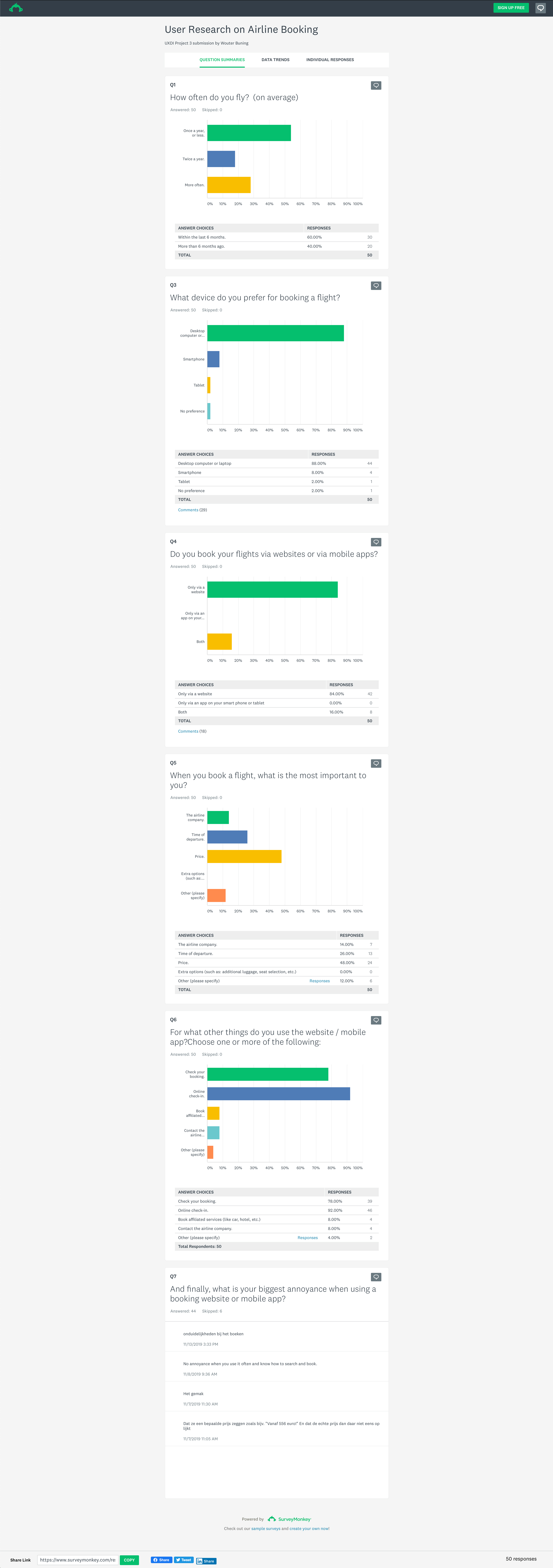 Improving online flight booking