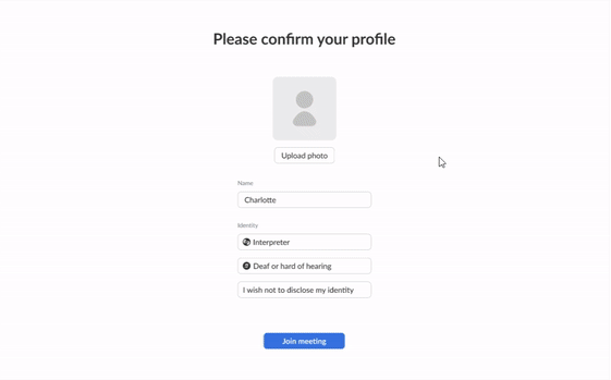 Zoom Accessibility Redesign