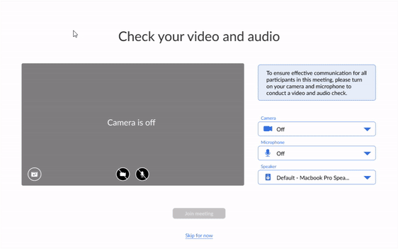Zoom Accessibility Redesign