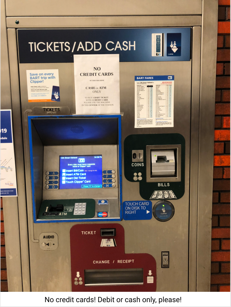 add paper bart ticket to clipper card