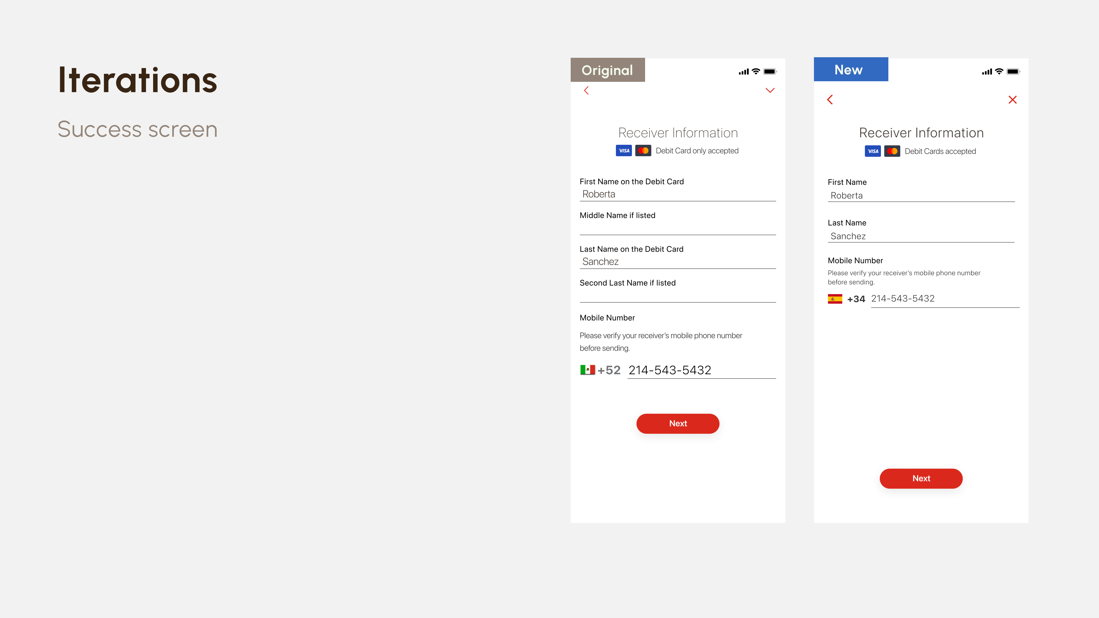 Mobile App: FastSend MoneyGram