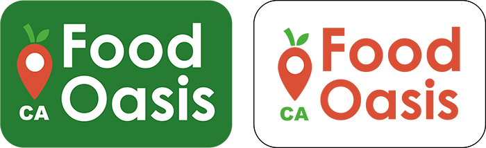 I redesigned the logo to allow for other cities to use the Food Oasis branding.