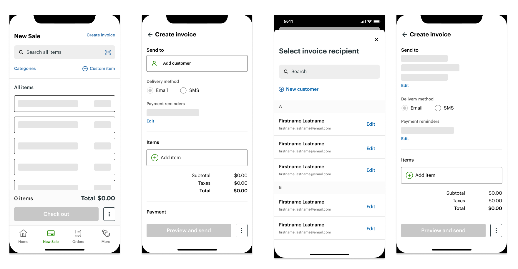 Invoicing