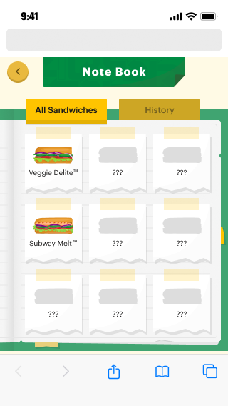 Screen design displayed in a mockup