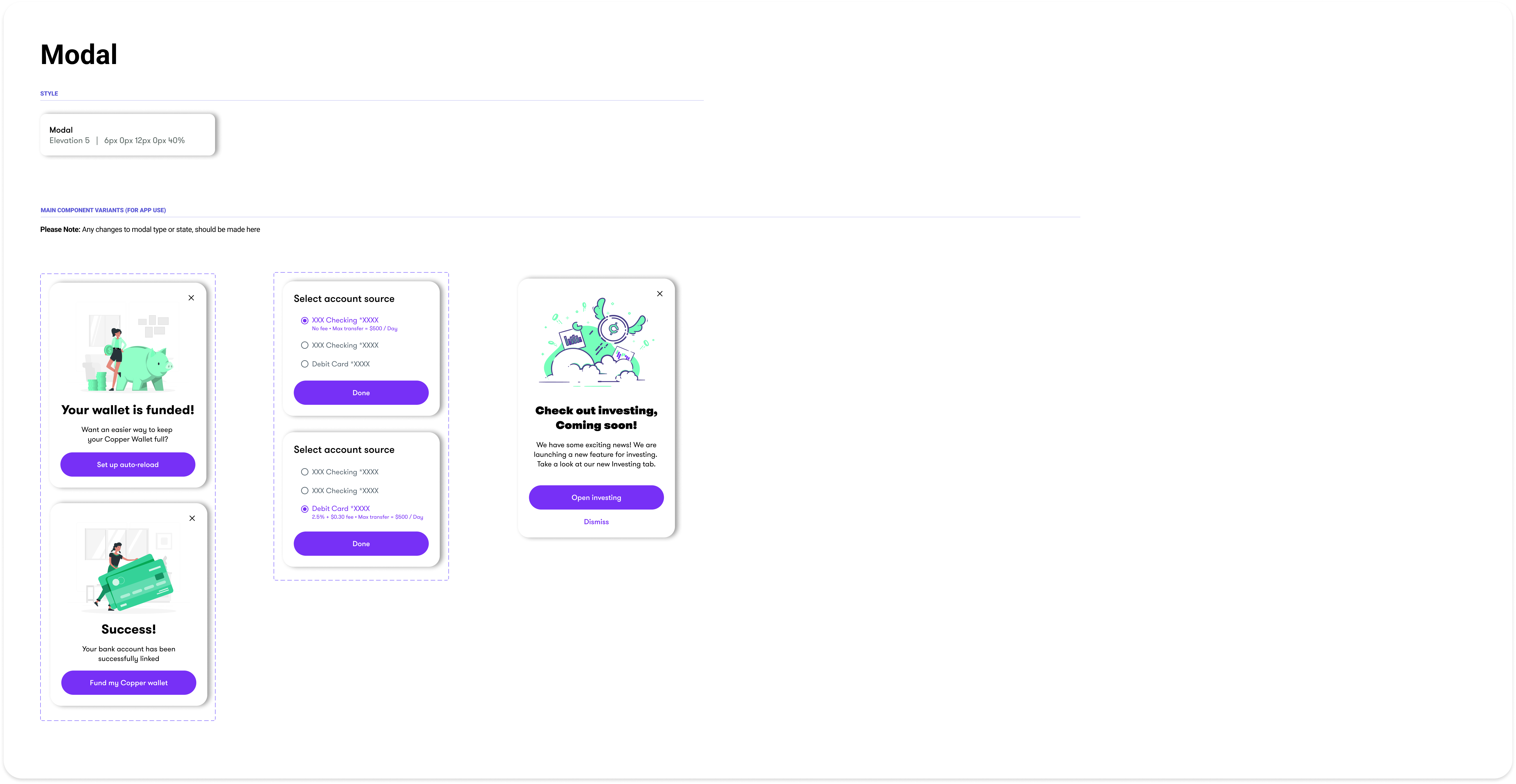 Copper Banking Design System