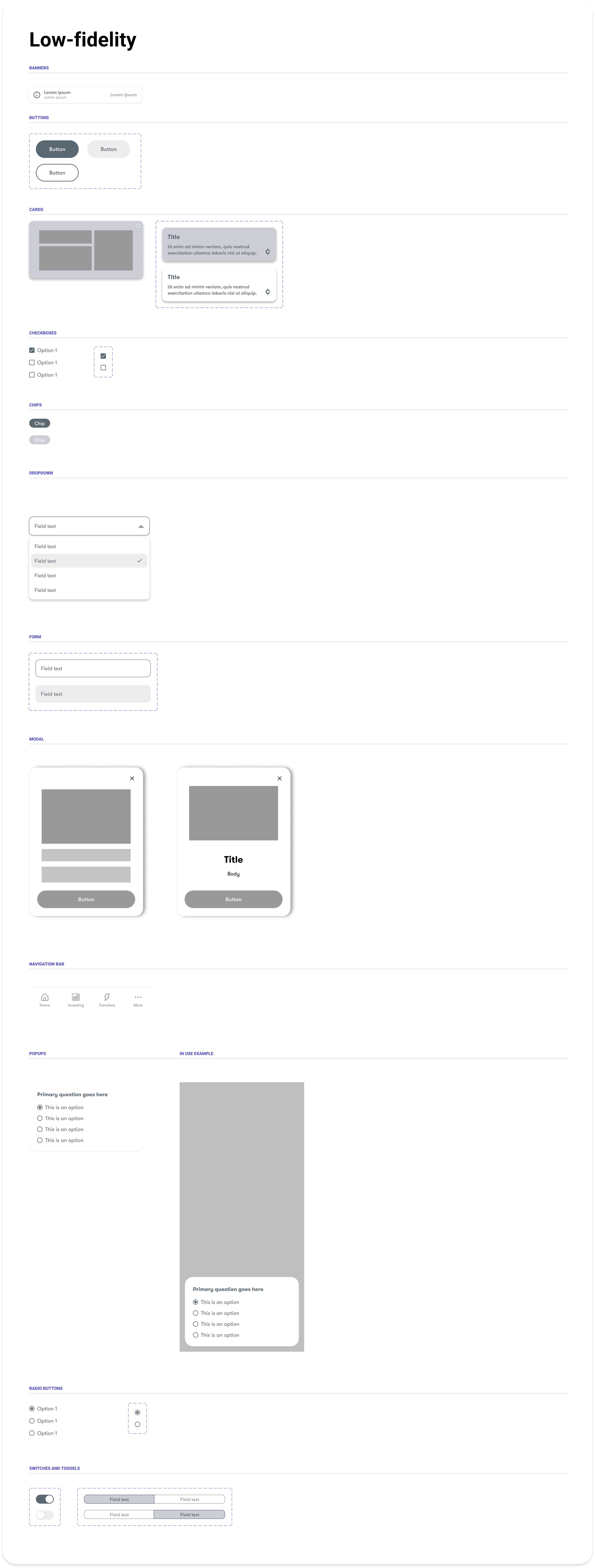 Copper Banking Design System