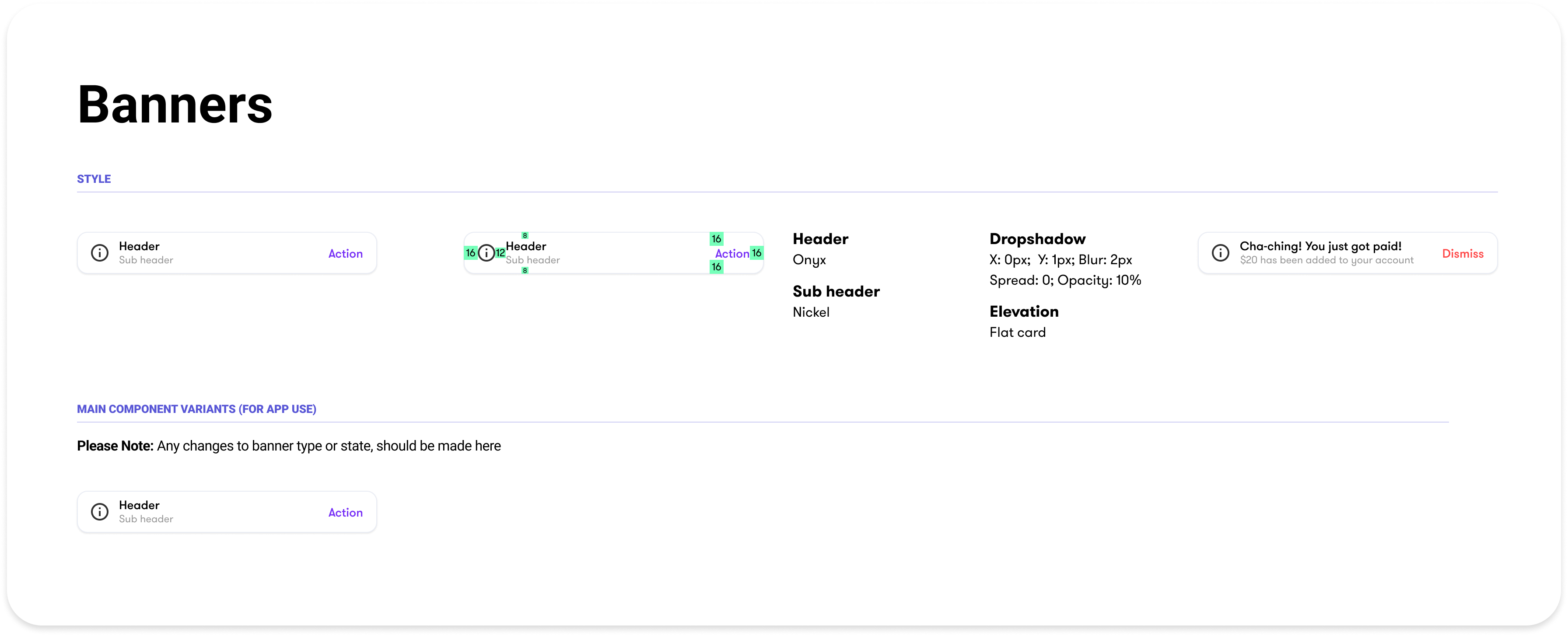 Copper Banking Design System