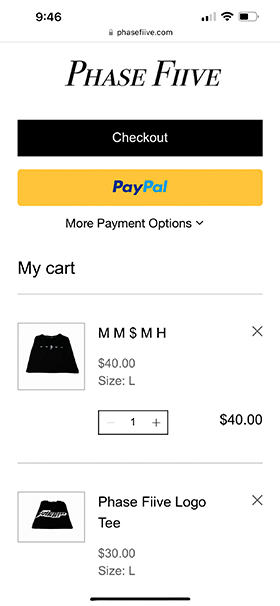 Screen design displayed in a mockup