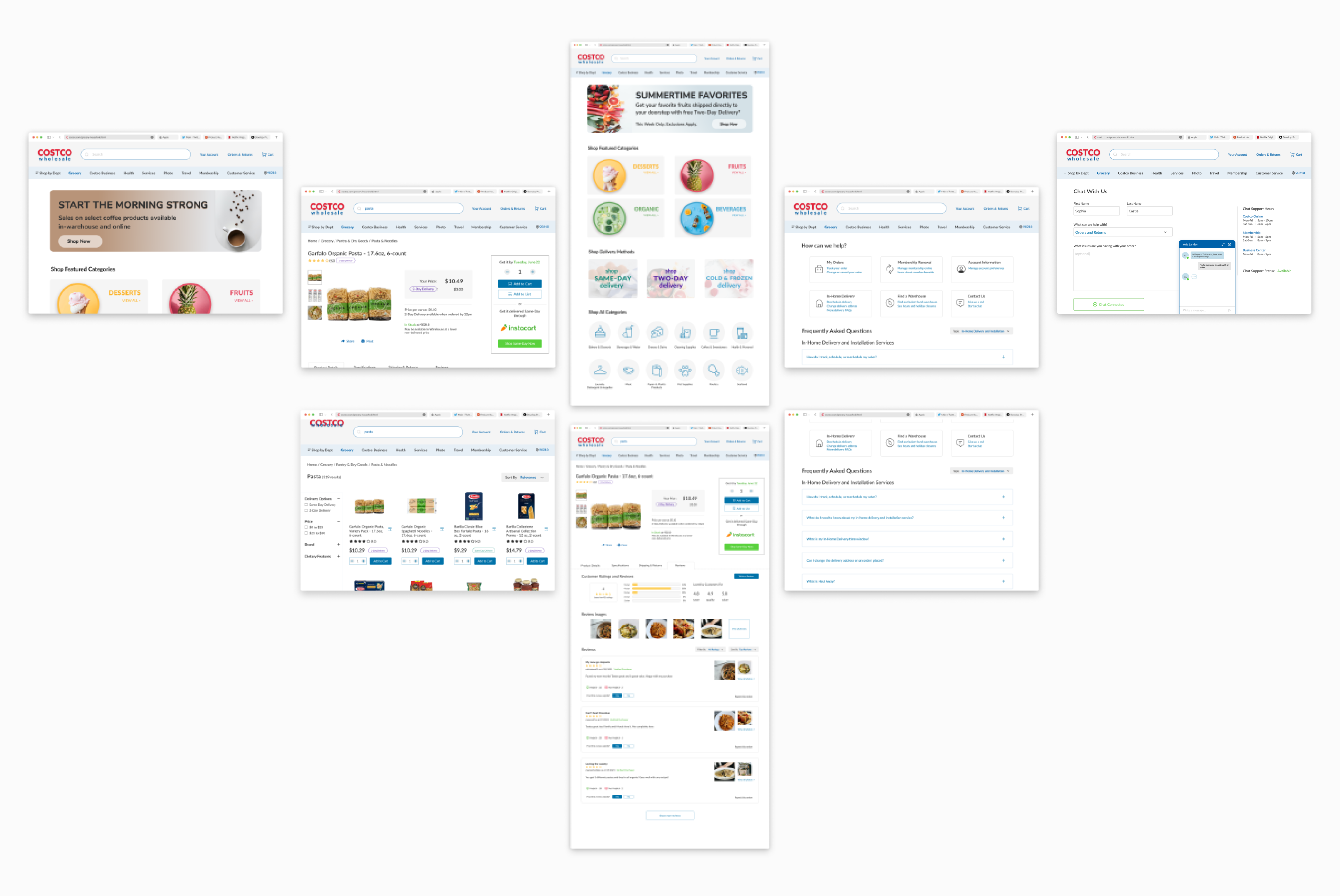 CostcoGrocery • Website Redesign