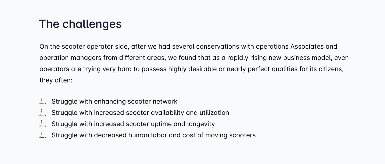 E-scooter Charging Hub Case Study