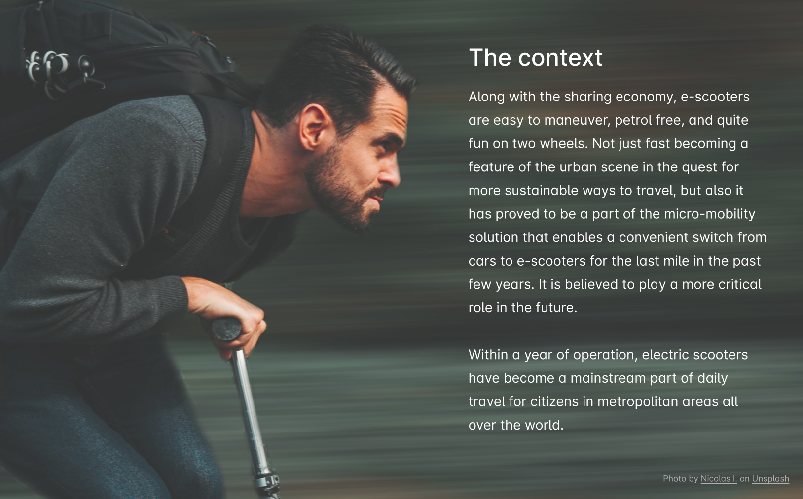 E-scooter Charging Hub Case Study