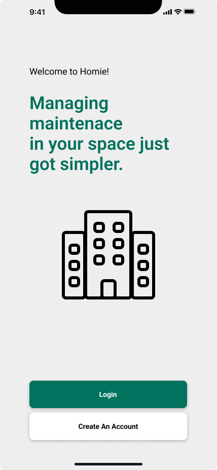 Screen design displayed in a mockup