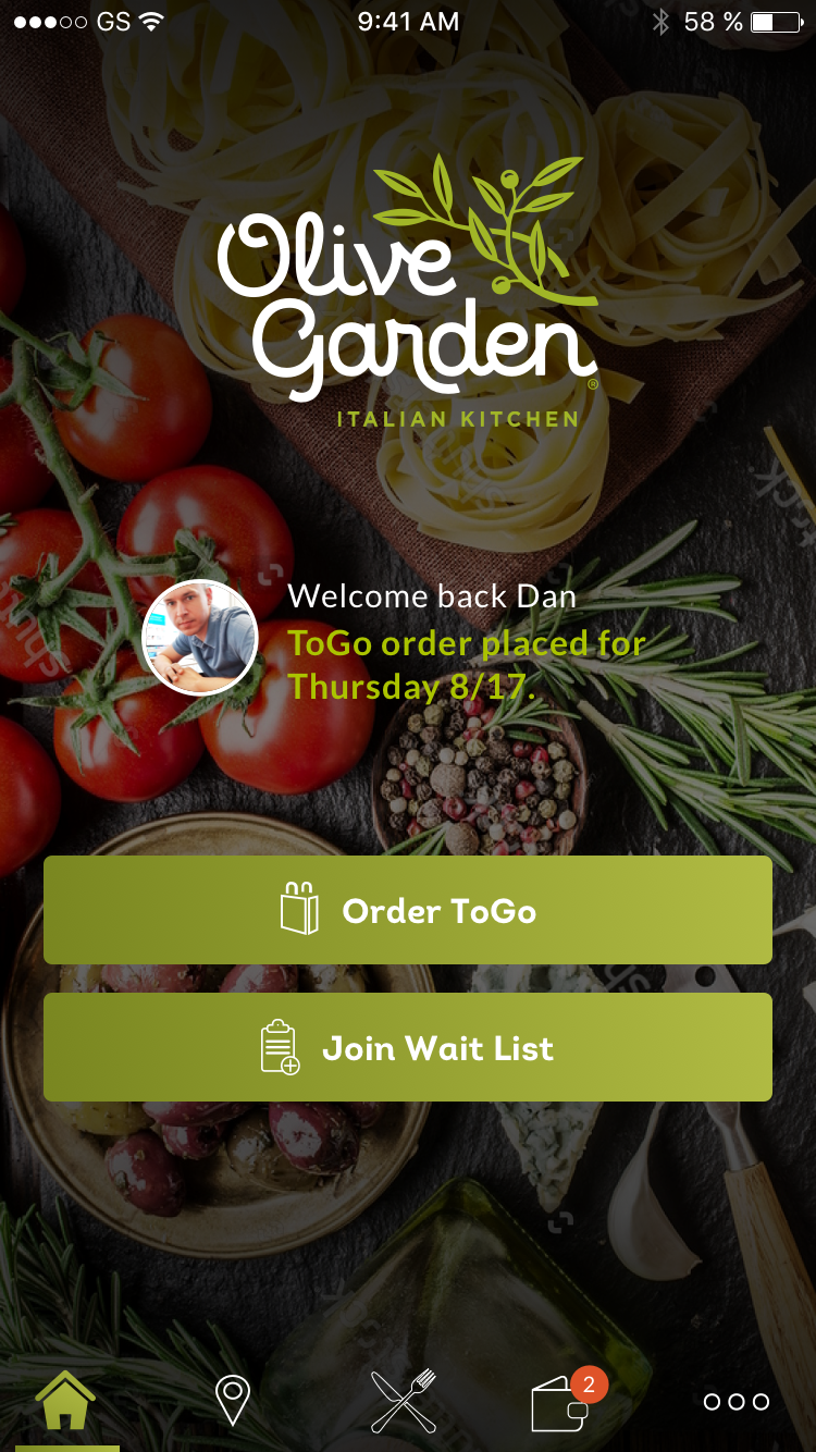 Crafting a New UI Experience for Olive Garden Restaurants