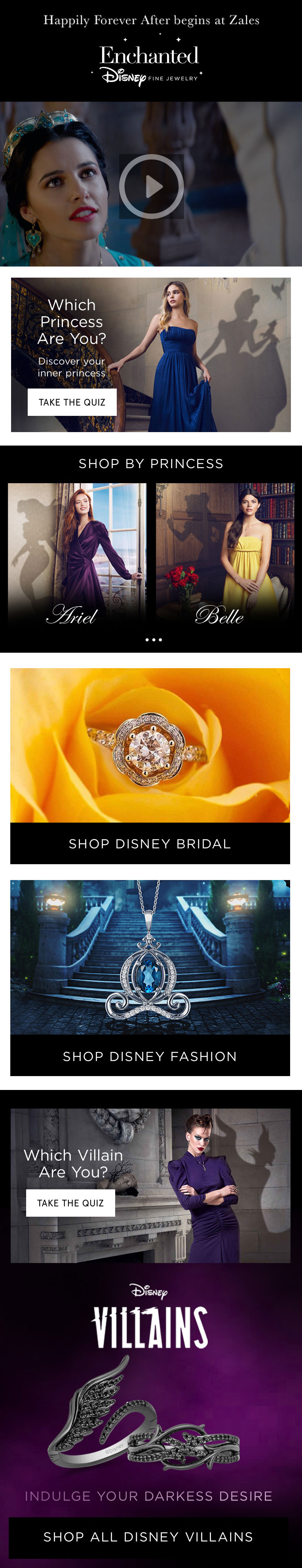 Disney Enchanted Fine Jewelry Collection