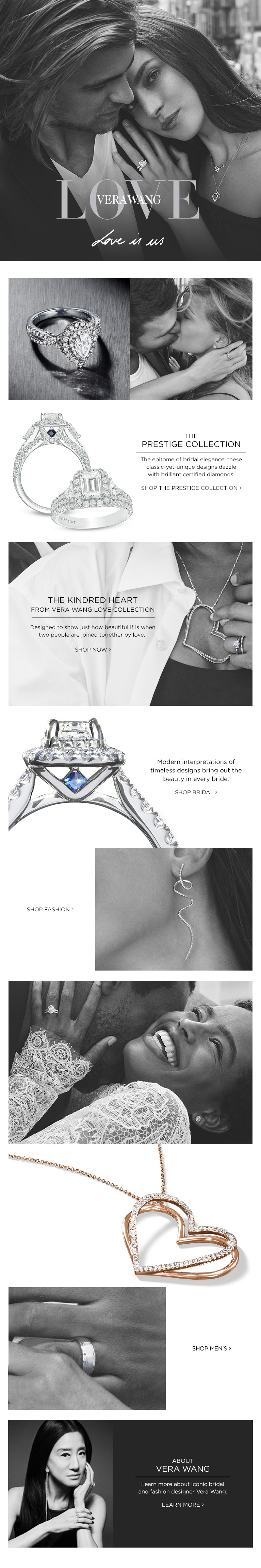 Vera Wang Love collection Exclusively at Zales. The Diamond Store.