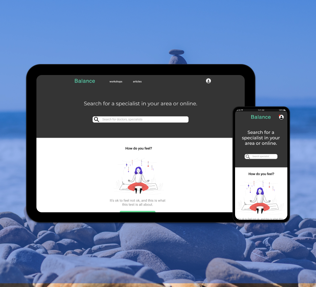 Balance: a web responsive app