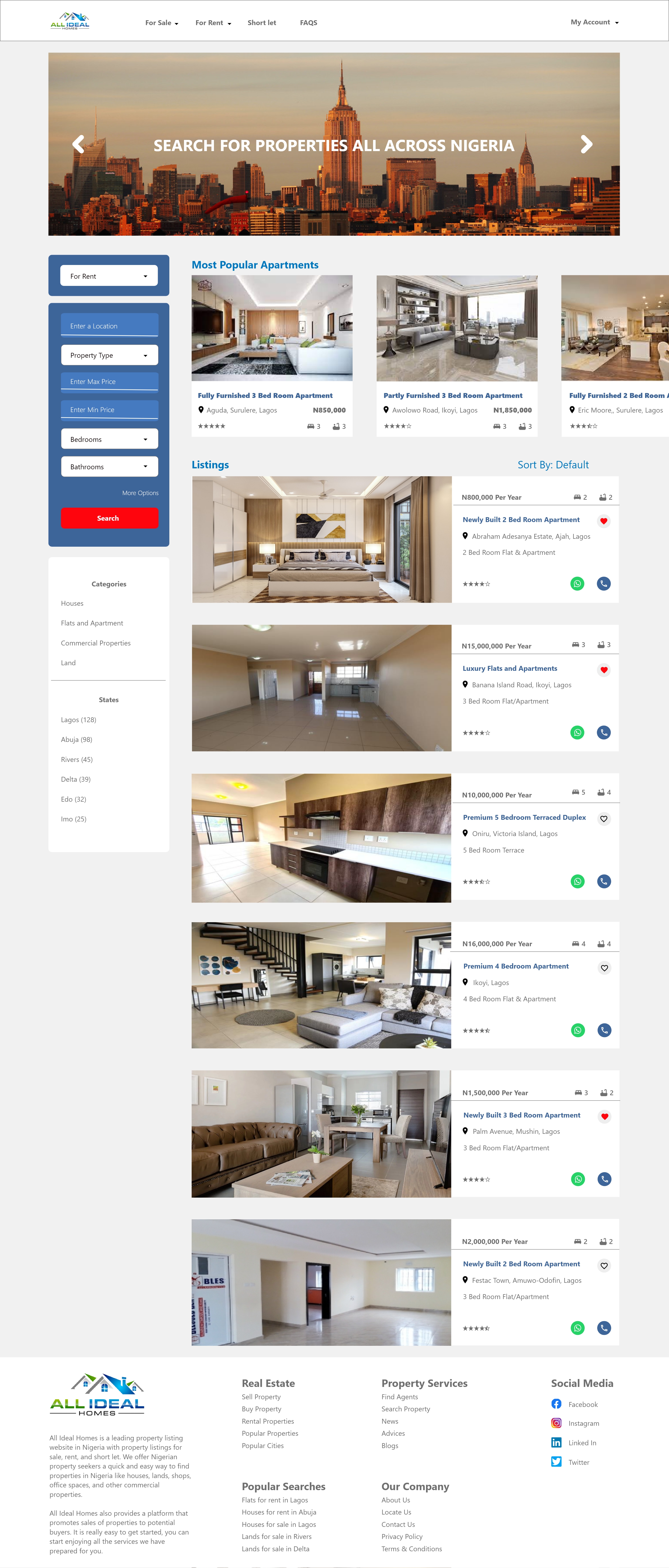 All Ideal Homes