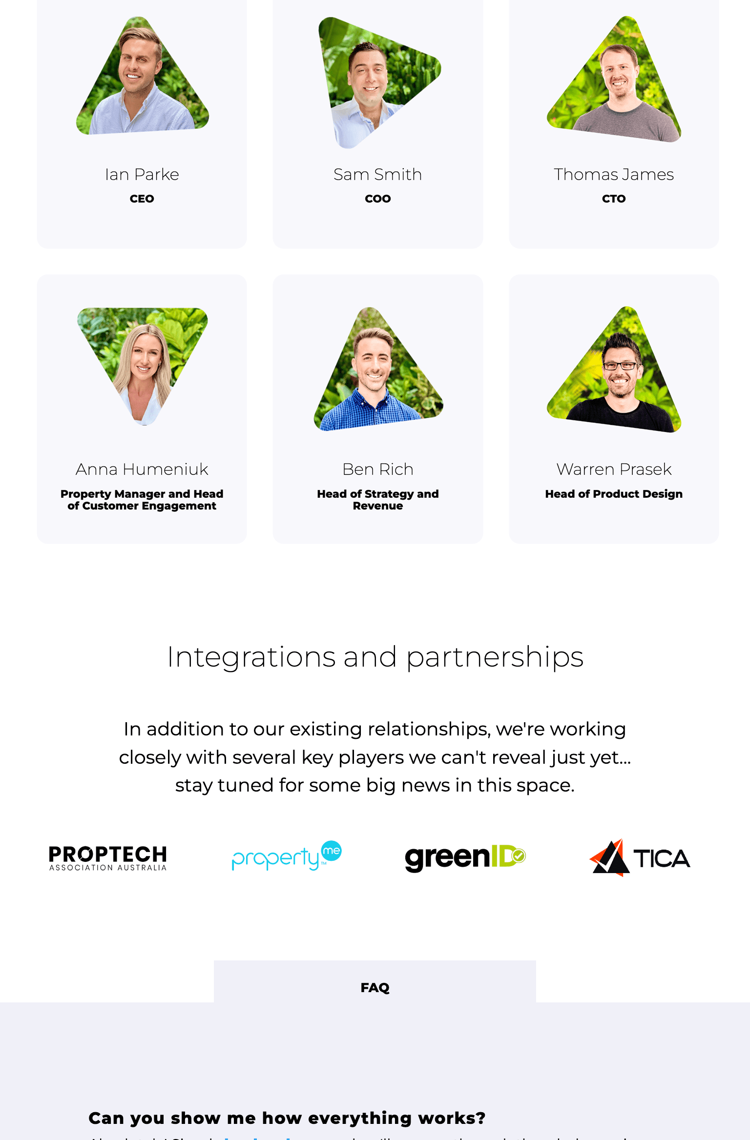 Screen design displayed in a mockup