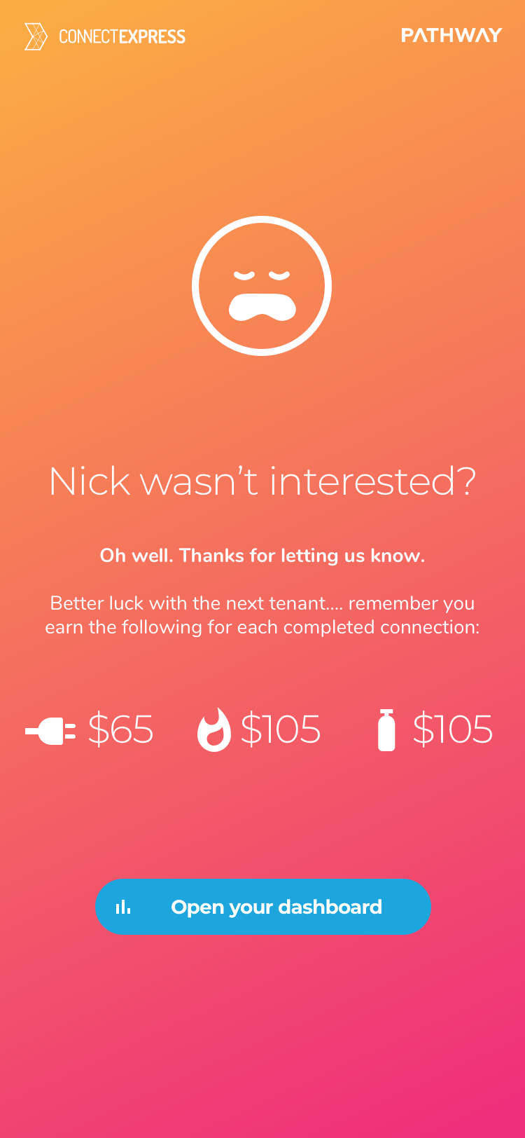 Screen design displayed in a mockup