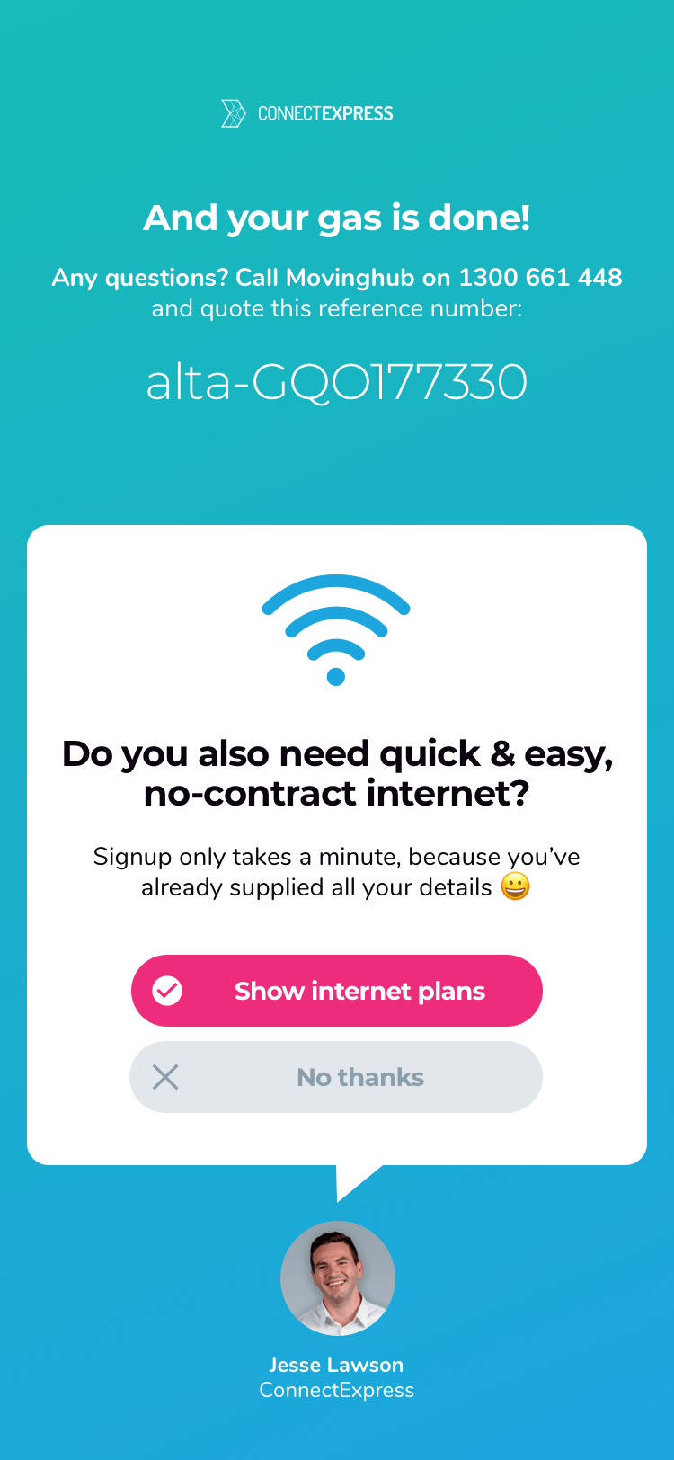 Screen design displayed in a mockup