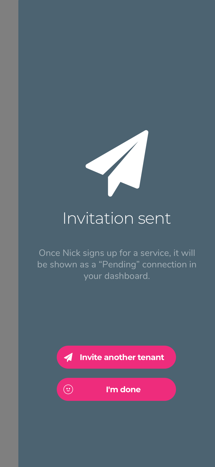 Screen design displayed in a mockup