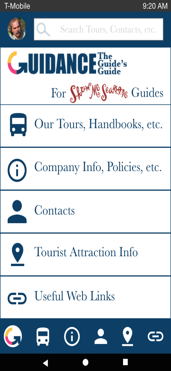 GUIDANCE: A complete mobile app for Tour Guides