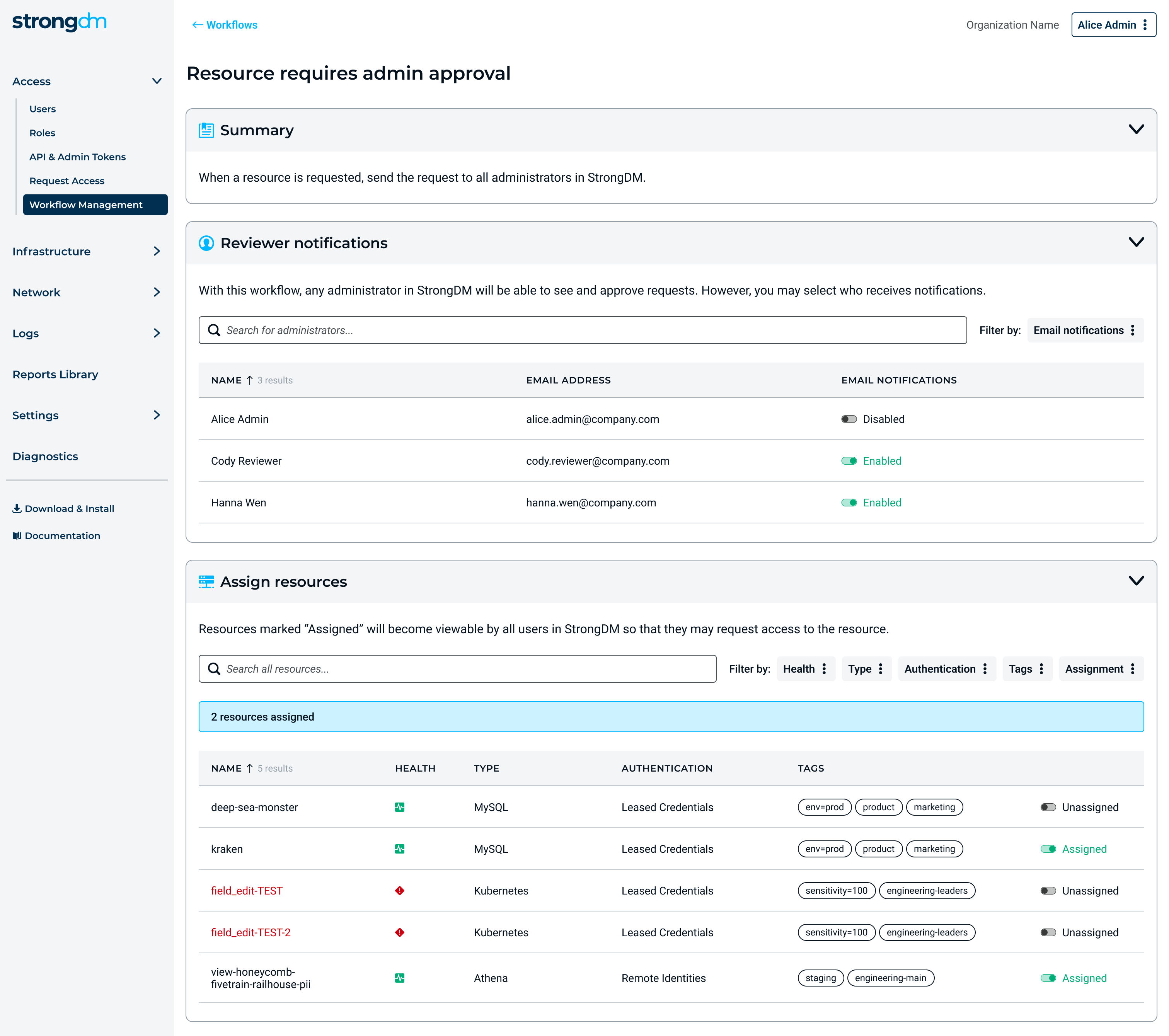 Building an access request system to enhance security