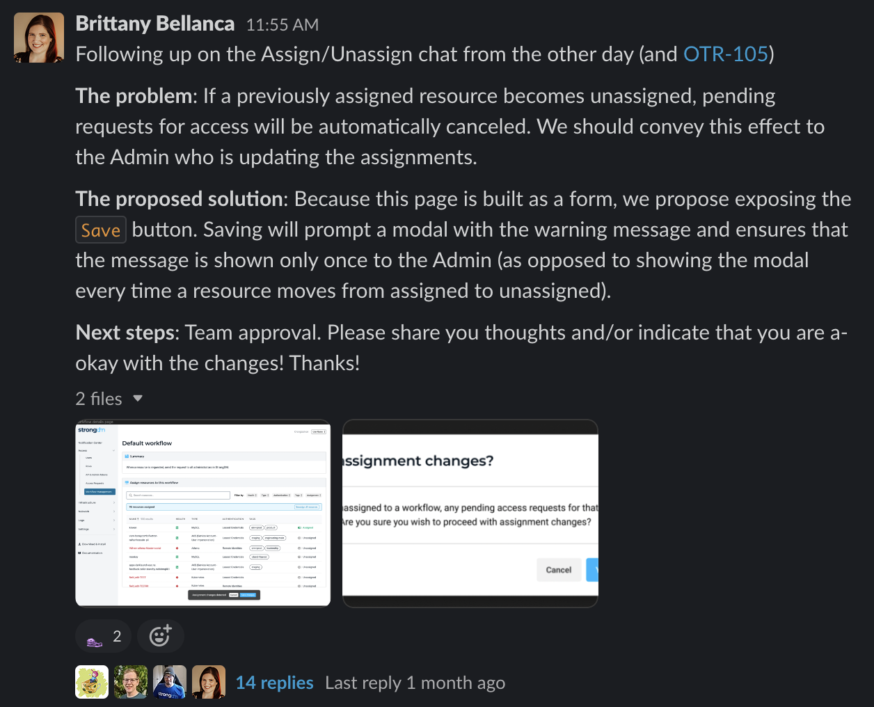 Building an access request system to enhance security