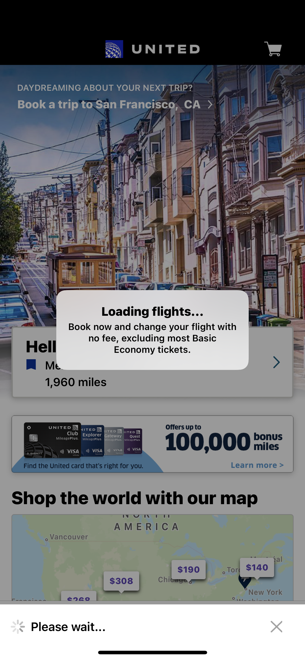 Screen design displayed in a mockup