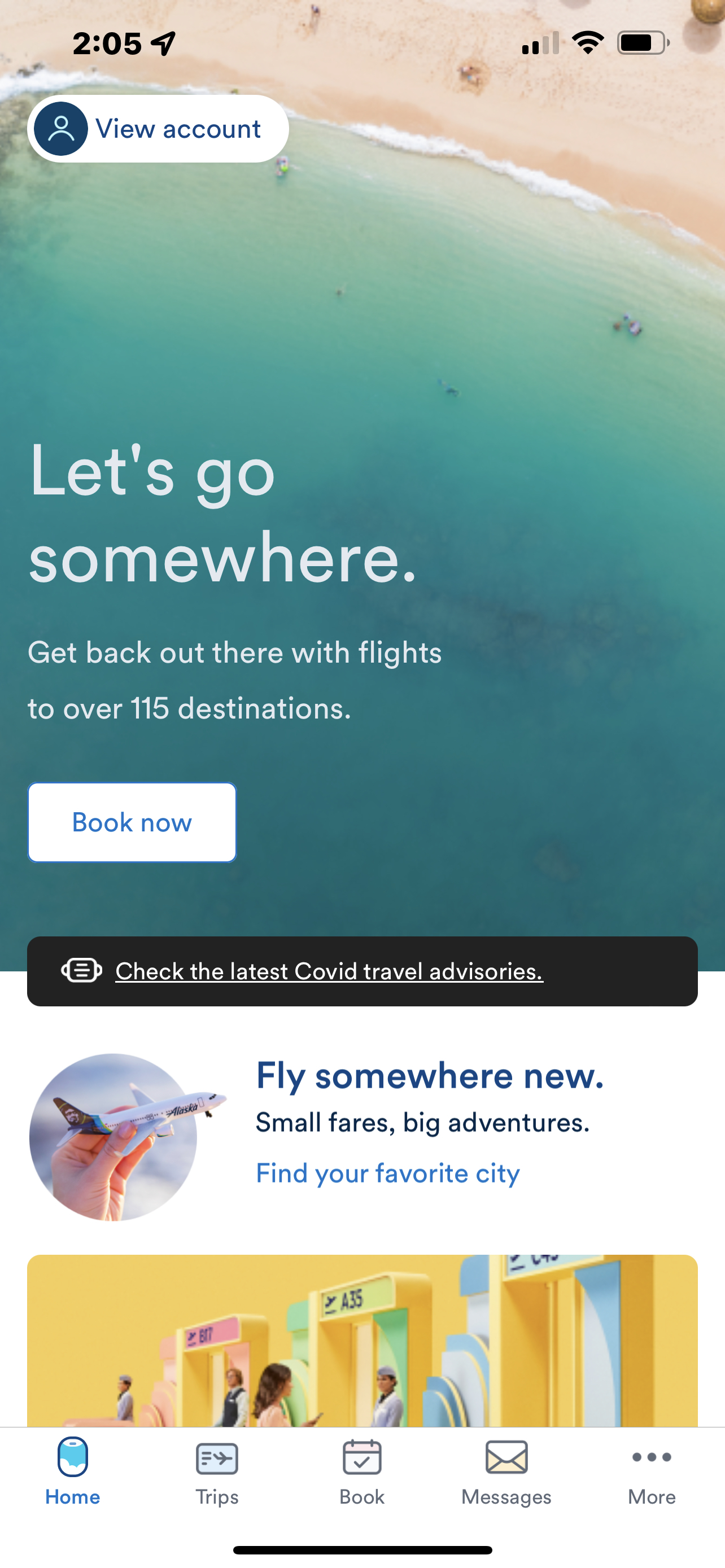 Screen design displayed in a mockup