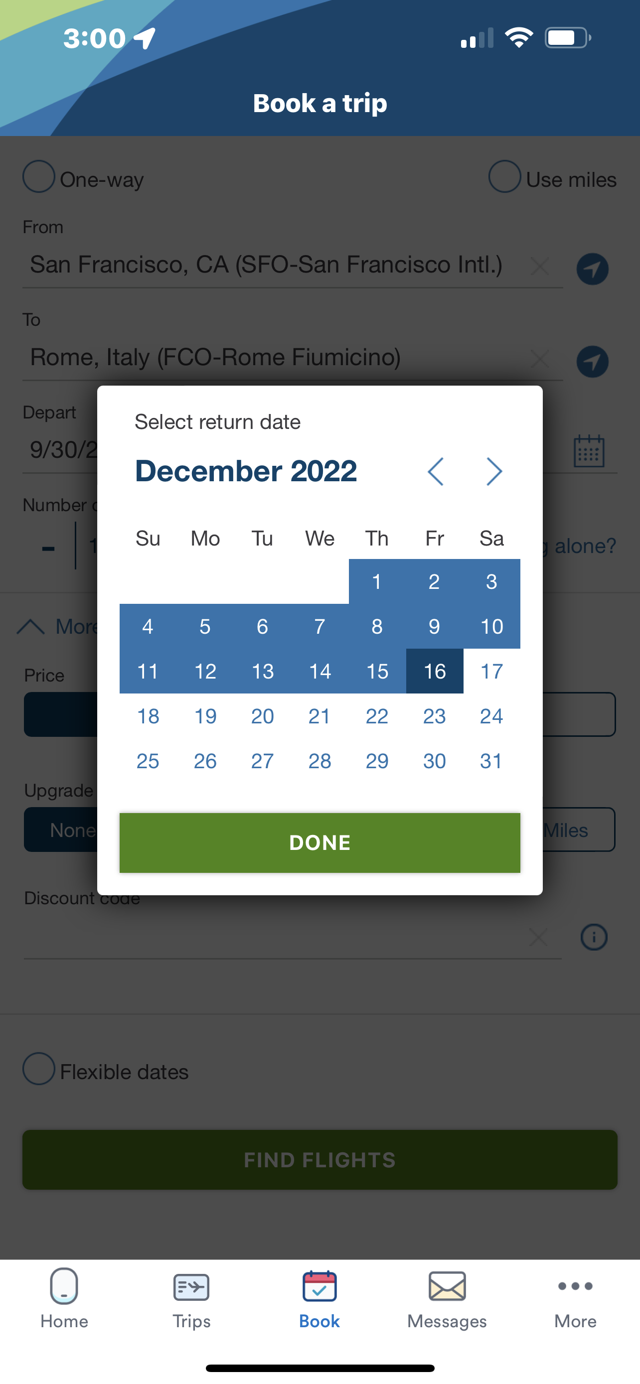 Screen design displayed in a mockup