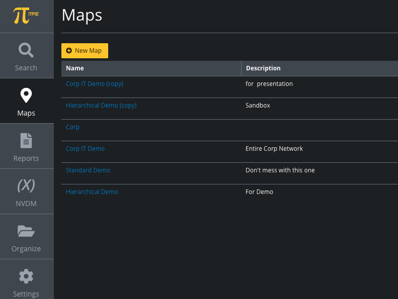 Network Device Mapping Feature