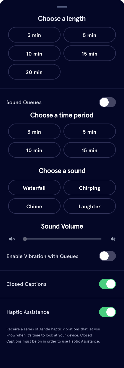 Screen design displayed in a mockup