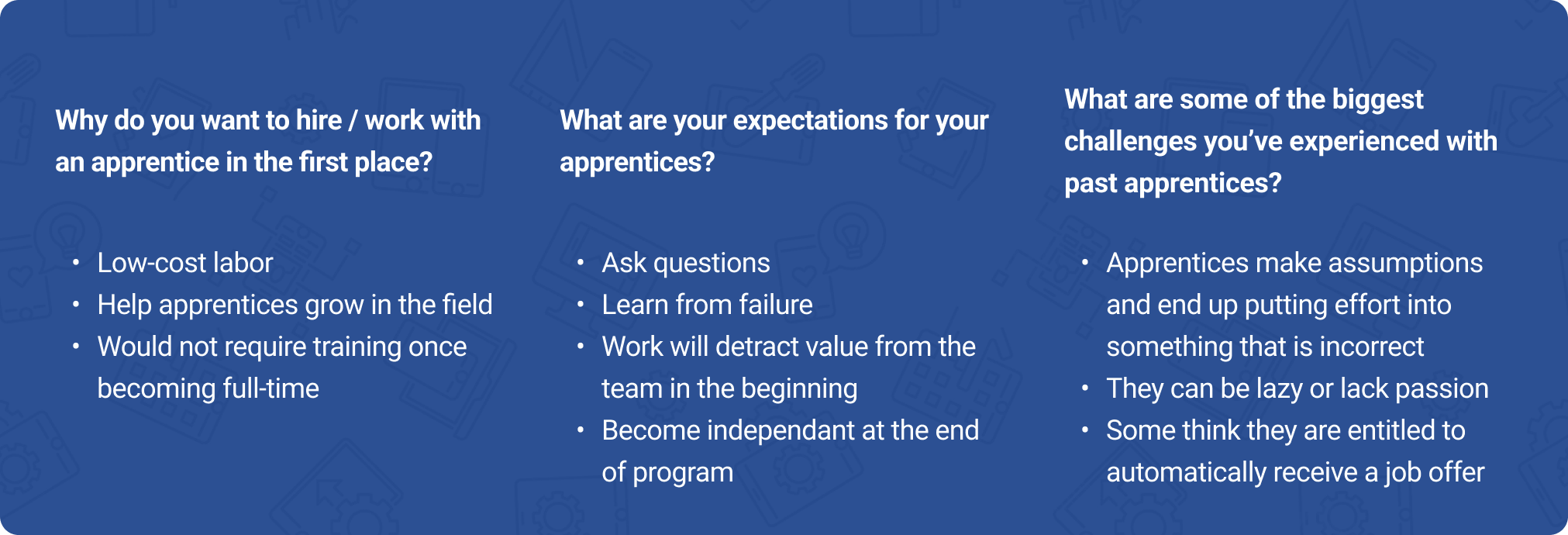 Apprenticeship.Miami