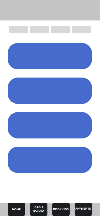 Screen design displayed in a mockup