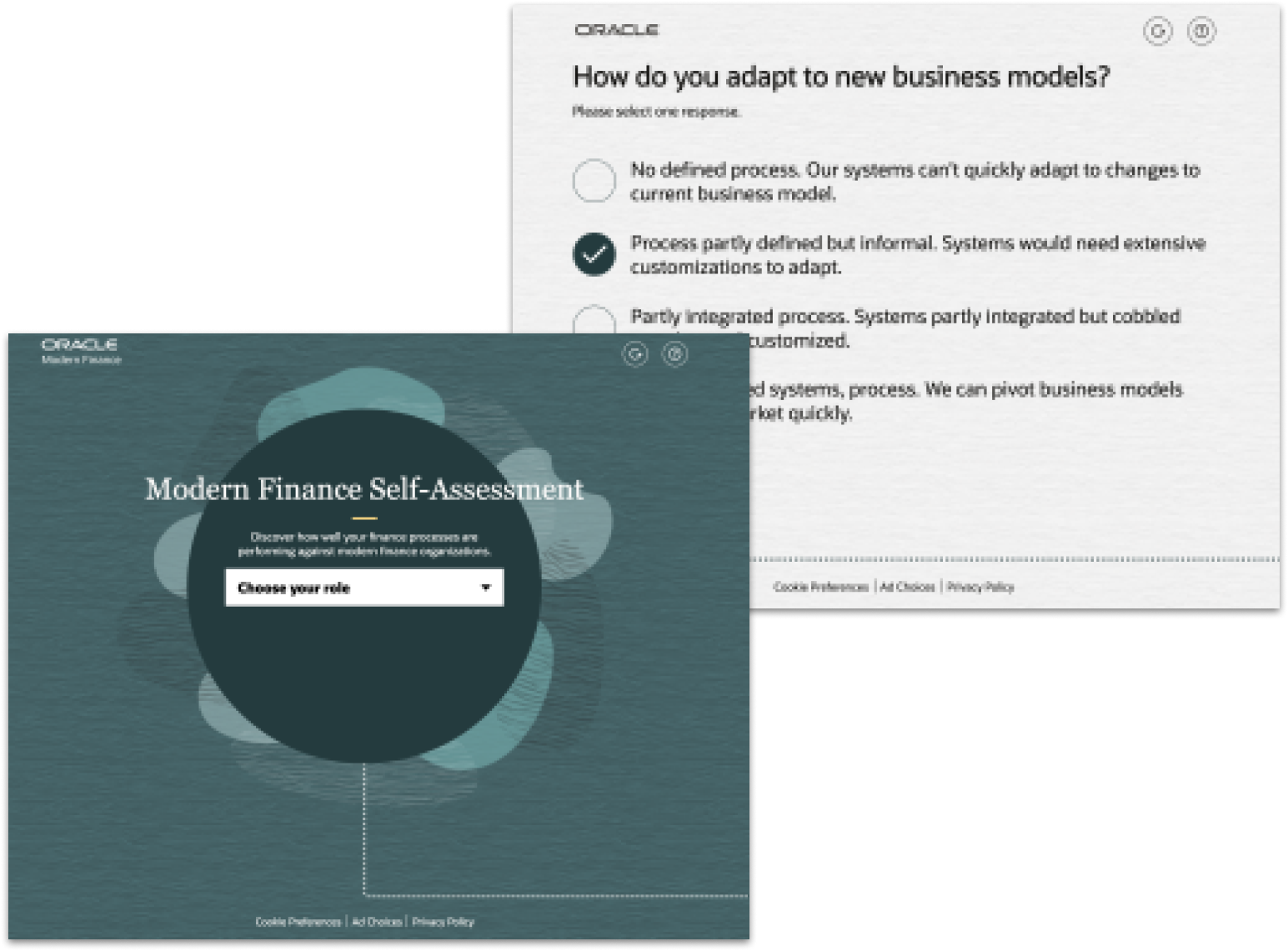 ✹ Oracle Marketing Assessment tool