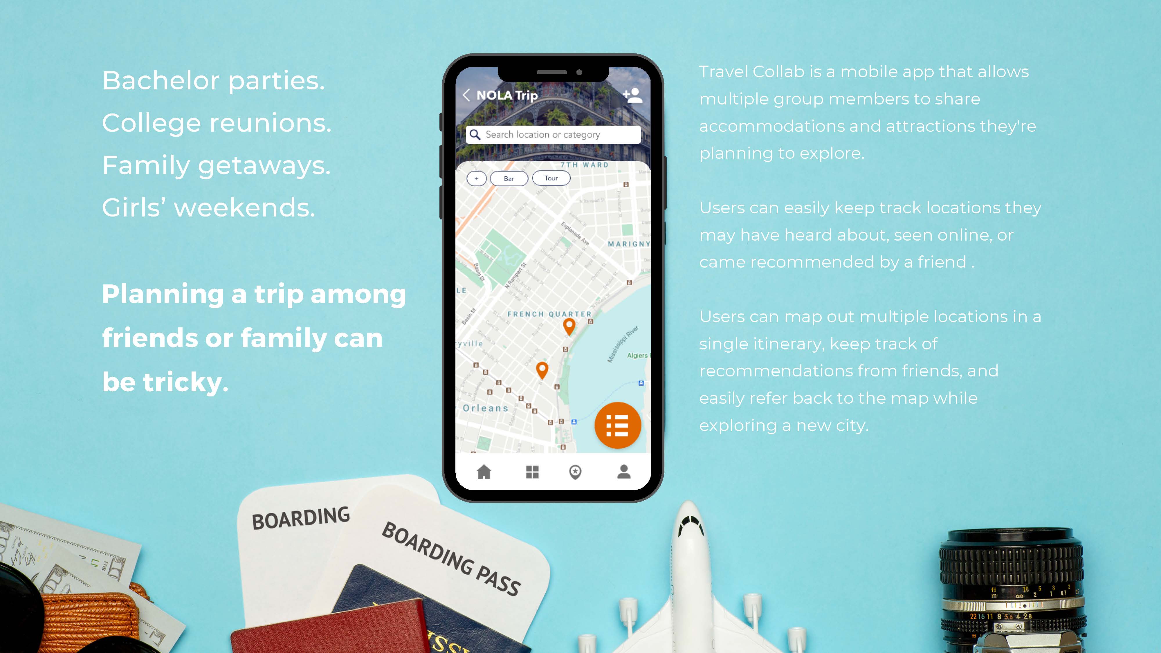 Travel Collaboration Mobile App