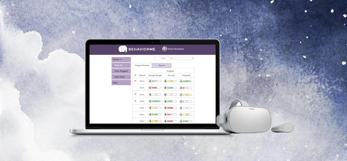 Clinician Dashboard Interface for VR Therapy