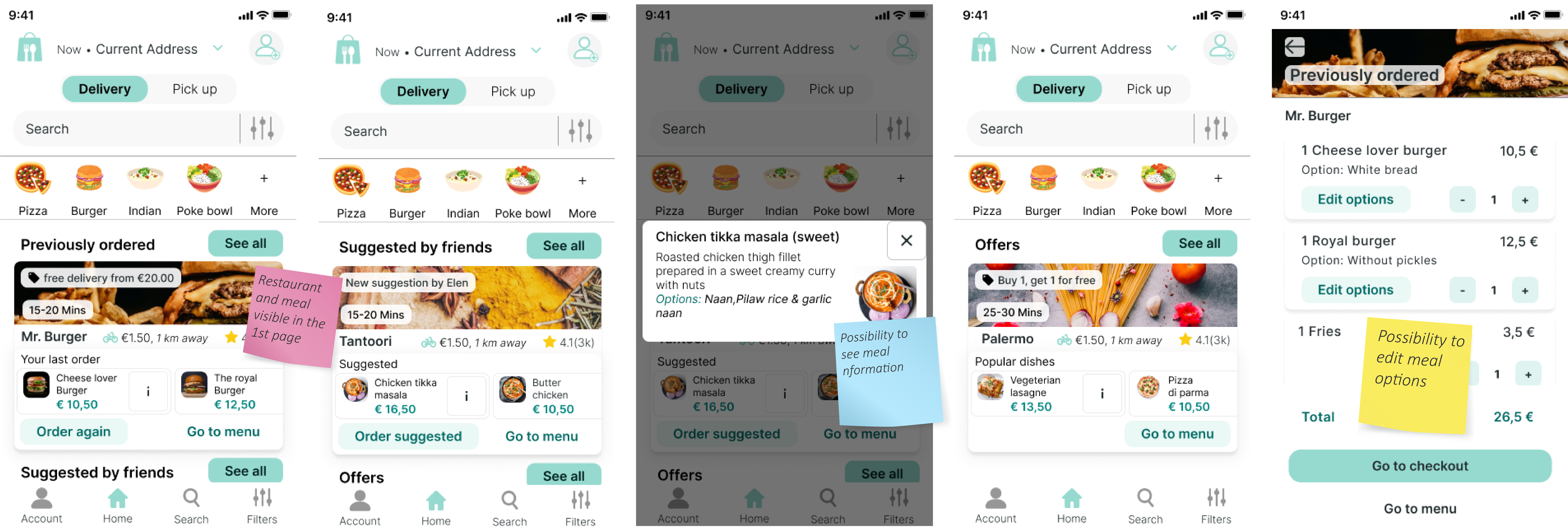 My Taste UX