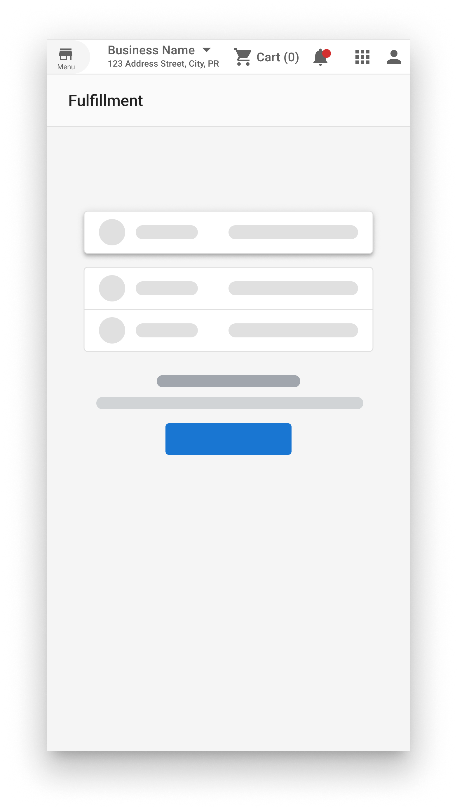 SMB Fulfillment Management