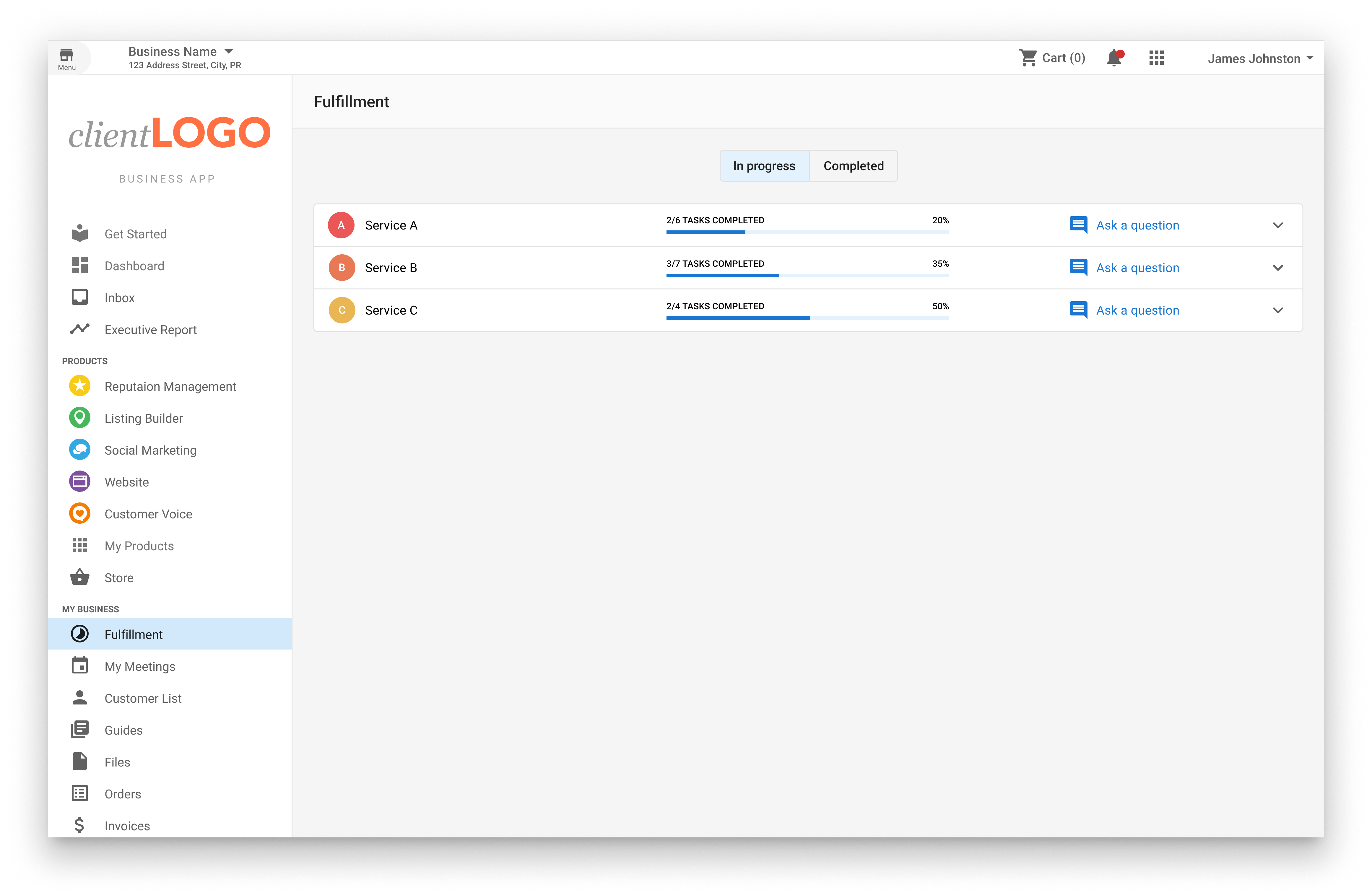 SMB Fulfillment Management