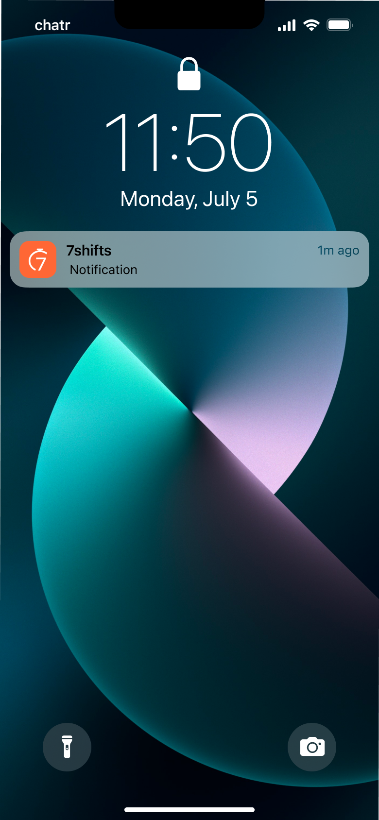 Screen design displayed in a mockup