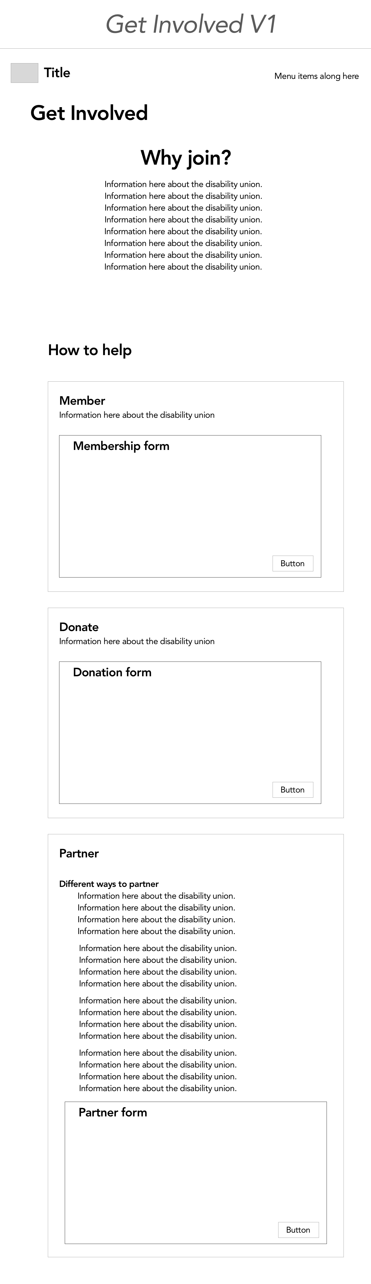 Screen design displayed in a mockup