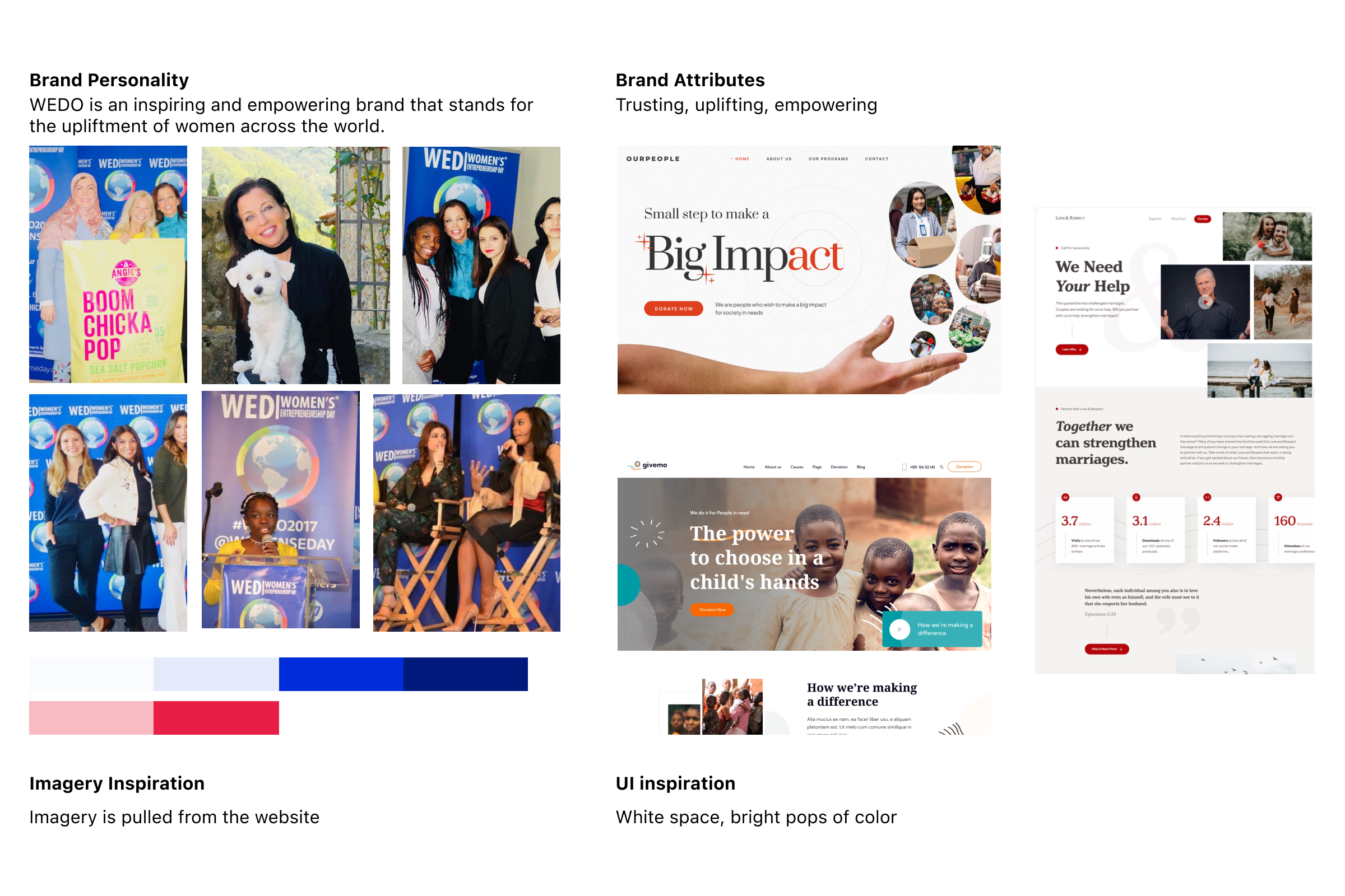 Non-profit landing page redesign
