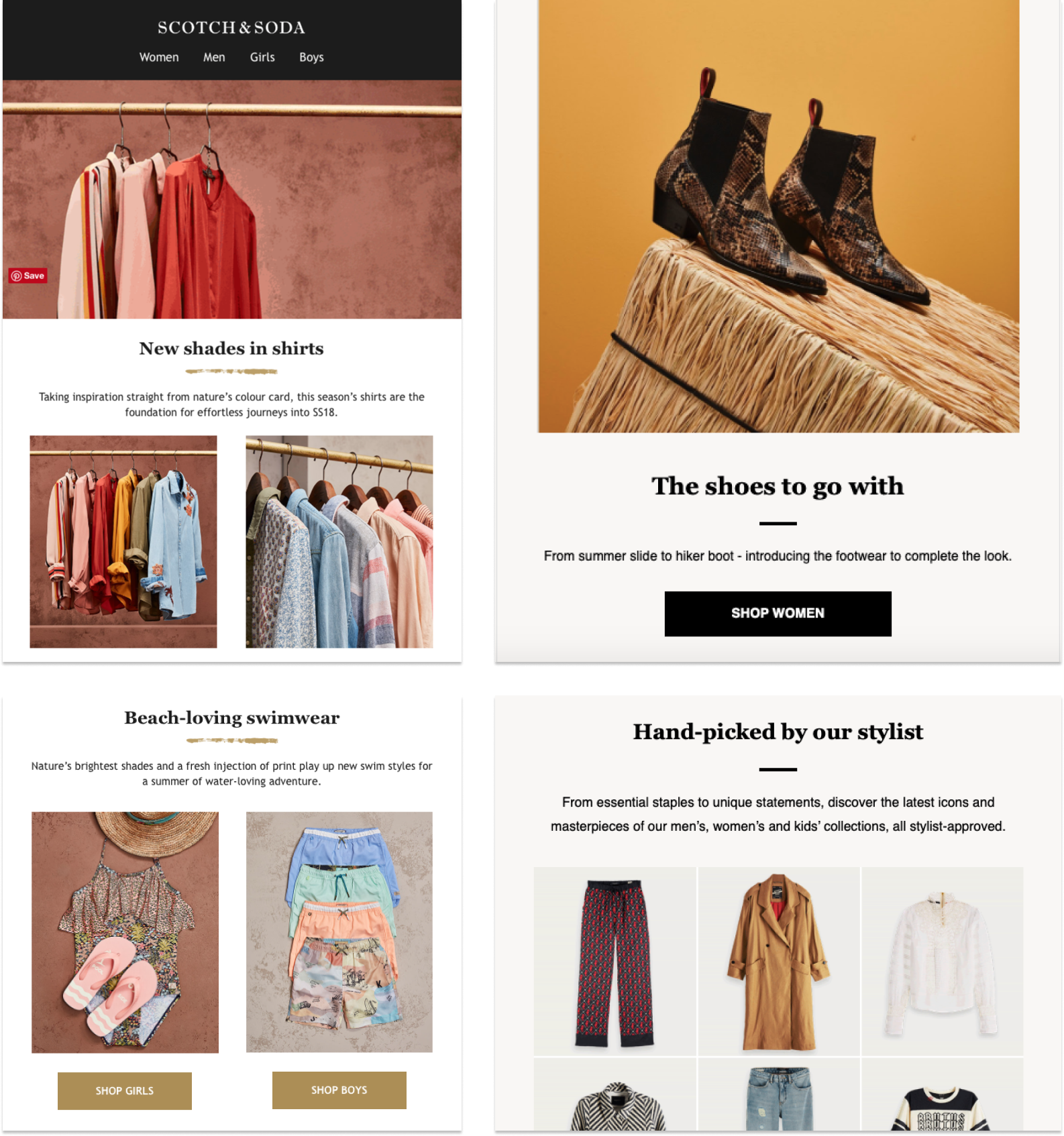 Copywriting for Scotch & Soda